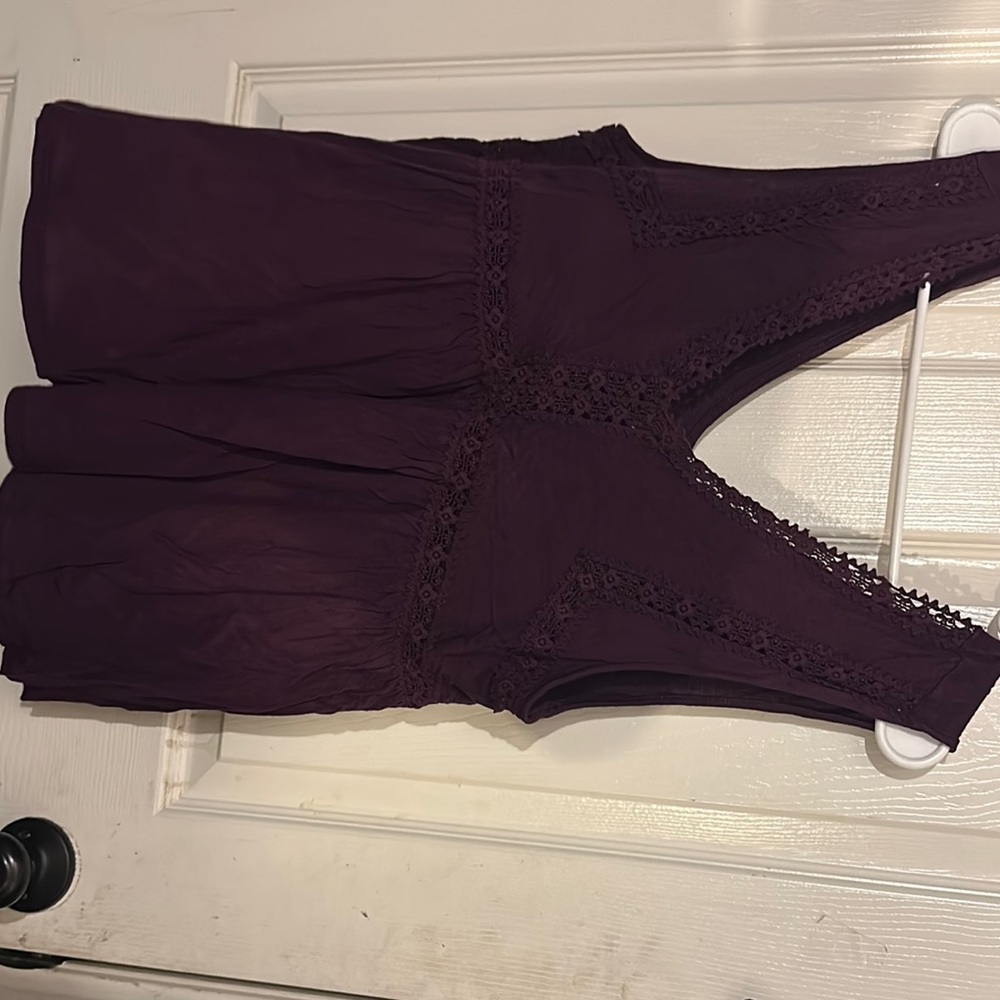 Mudd Women's Deep Purple Lace Shorts